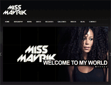 Tablet Screenshot of missmavrik.com